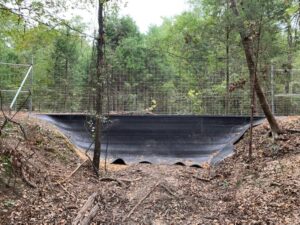 water gap fence
